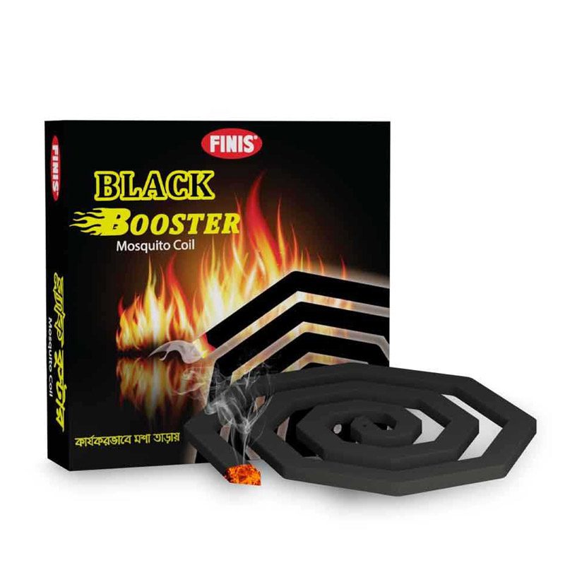 Finis Black Booster Mosquito Coil 10 pcs