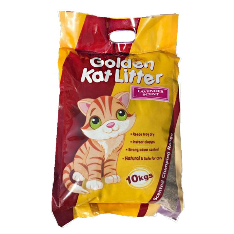 Golden Kat Litter Clumping Lemon Flavor 10 kg India