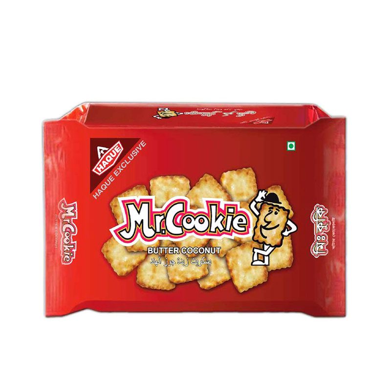 Haque Mr. Cookie Butter Coconut Biscuit 220gm