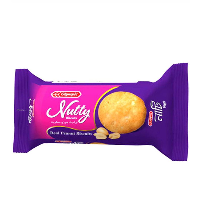Olympic Nutty Real Peanut Biscuit 80gm