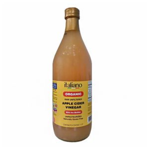Italiano Organic Apple Cider Vinegar with the mother 1 ltr Italy