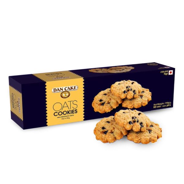 Dan Cake Oats Cookies Biscuit 150gm