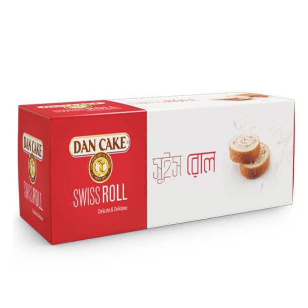 _Dan Cake Strawberry Swiss Roll 200 gm
