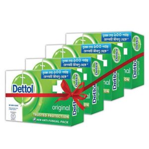 _Dettol Soap Original Pack Of 4 Bathing Bar Soap 500 gm