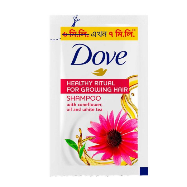 _Dove Shampoo Healthy Grow (7ml X 6 pcs) 42 ml