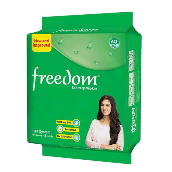 _Freedom Belt System Sanitary Napkin 15 pads