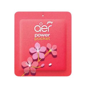 _Godrej Aer Power Pocket Bathroom Fragrance Fresh Blossom 10 gm