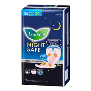 _Laurier Relax Night Wing Sanitary Napkin 16 pcs