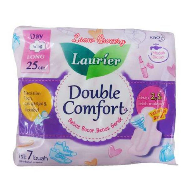 _Laurier Sanitary Napkin Double Comfort 25 cm 7 pad