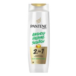 _Pantene Advanced Hairfall Solution 2 in 1 Anti-Hairfall Silky Smooth Shampoo & Conditioner 180 ml