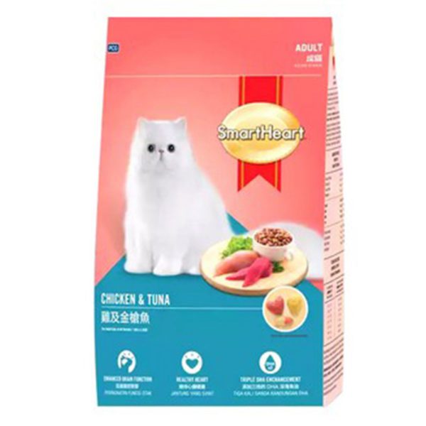 SmartHeart Adult Cat Food Chicken & Tuna 1.2 kg Thailand - Bengalic ...